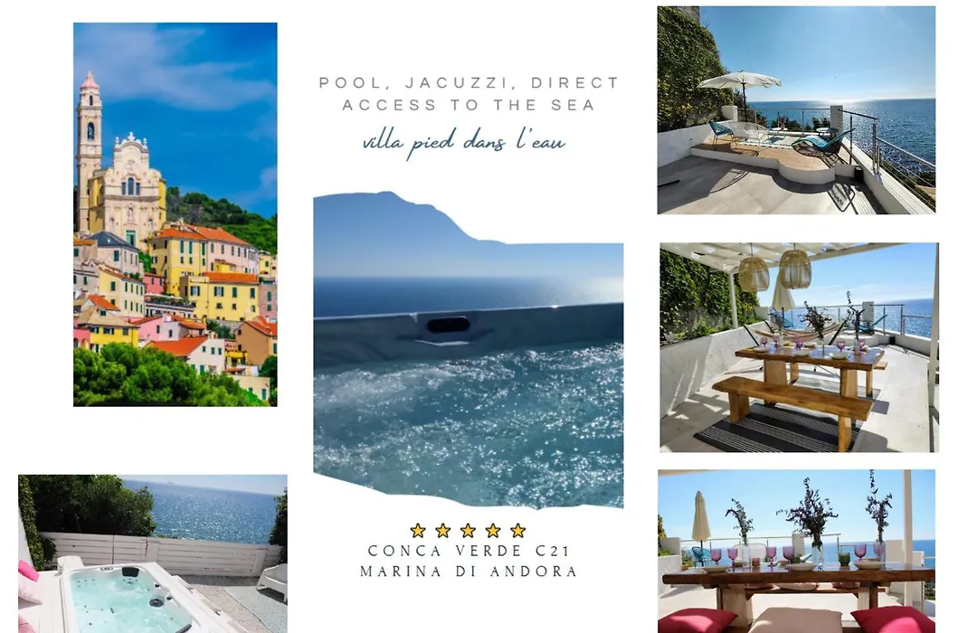 Conca Verde C21- Beach Front Little Villas Pool, Private Jacuzzi Sea View-1
